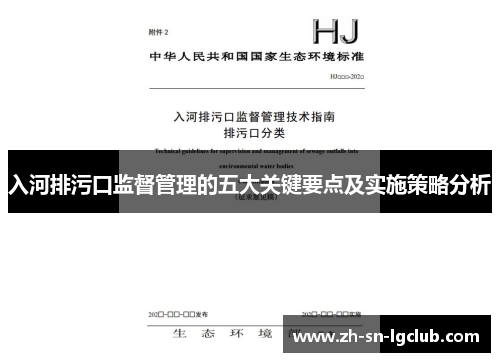 入河排污口监督管理的五大关键要点及实施策略分析 入河排污口监督管理的五大关键要点及实施策略分析